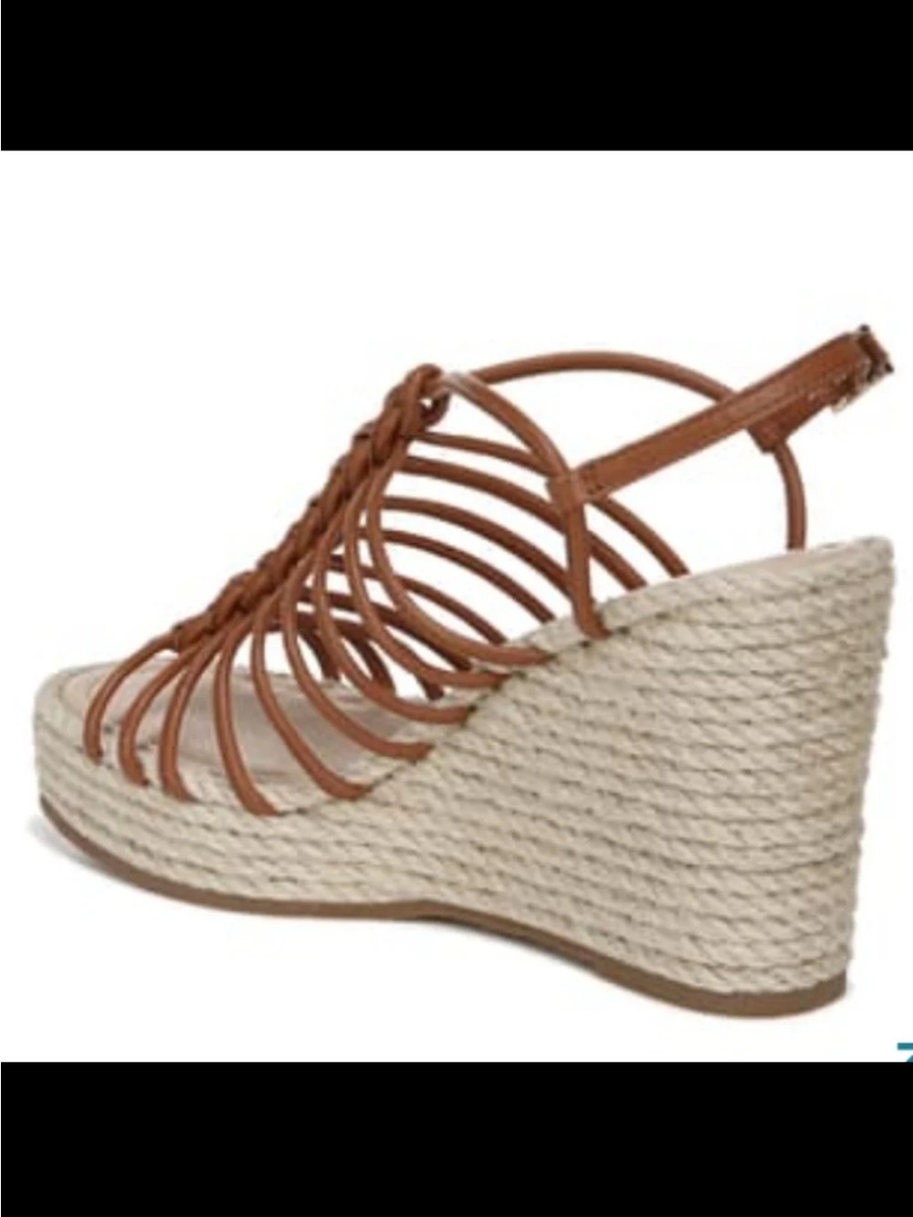 Via Spiga Selma Strappy Espadrille Wedge Sandal - Brown